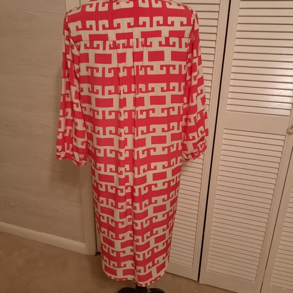 Peach love CA queen bee hi low shirt dress medium - Picture 3 of 6